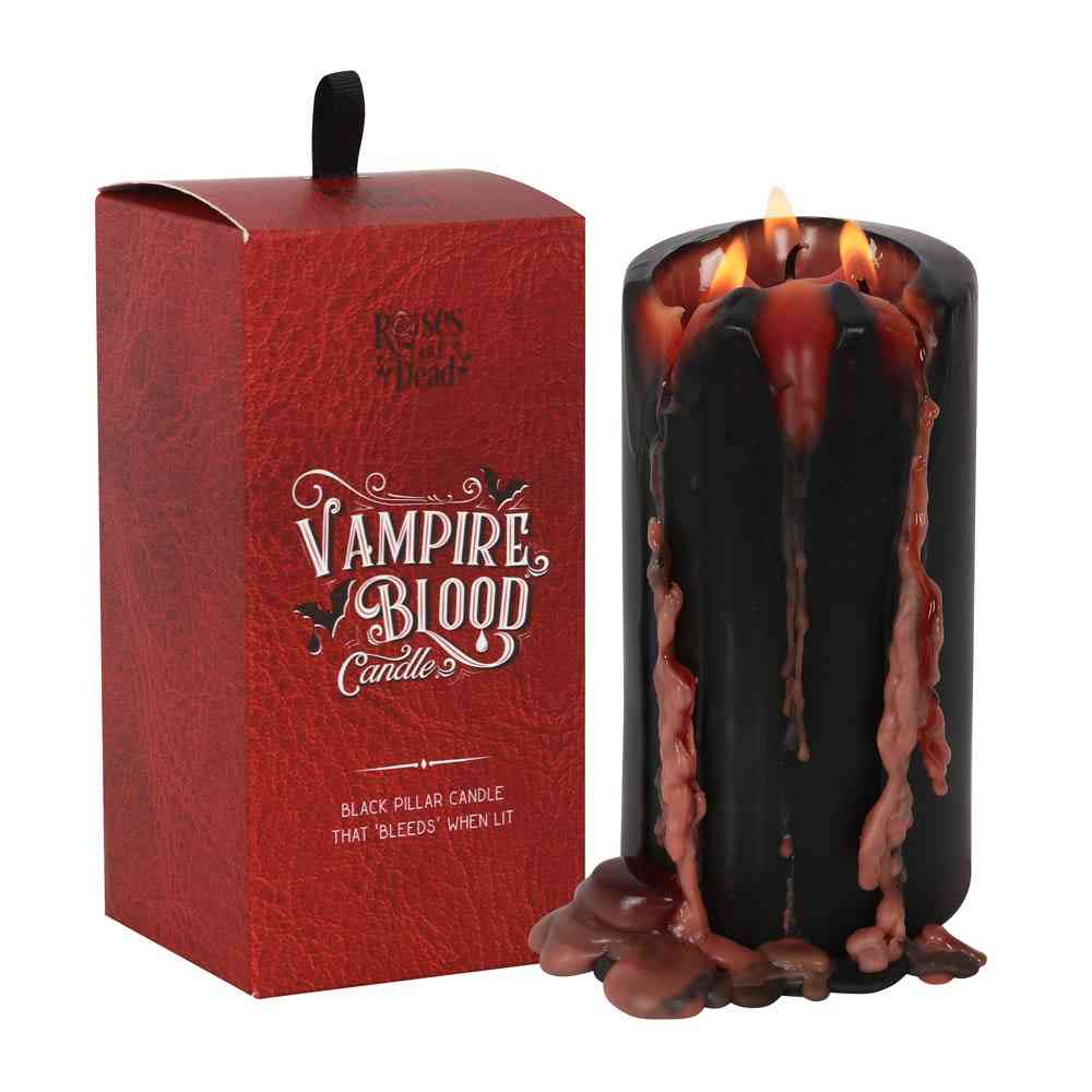 Something Different - Large Vampire Blood Pillar Candle - Multicolours